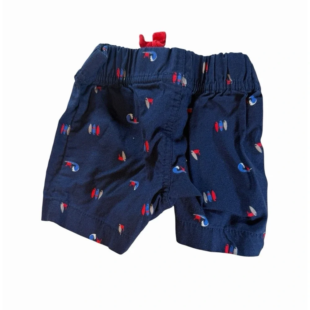 Carter's  and Garanimal BRANDS Shorts Baby Boy Size 6 Month (Lot of 3)